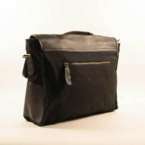 Barholm Leather & Canvas Messenger