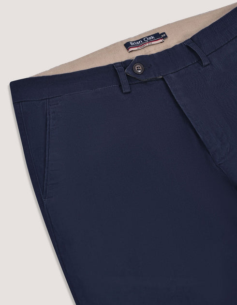 Navy Cross Pocket Twill Chino Trouser