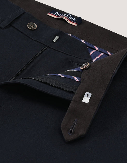 Navy Moleskin Chino Trouser