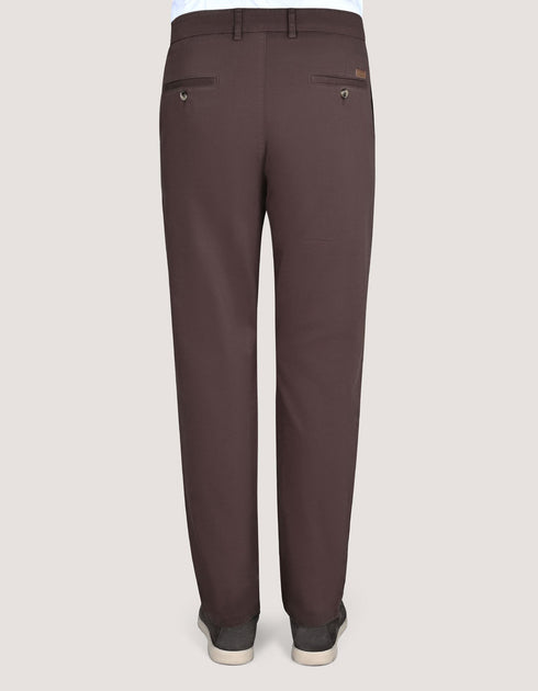 Chocolate Comfort Chino Trouser