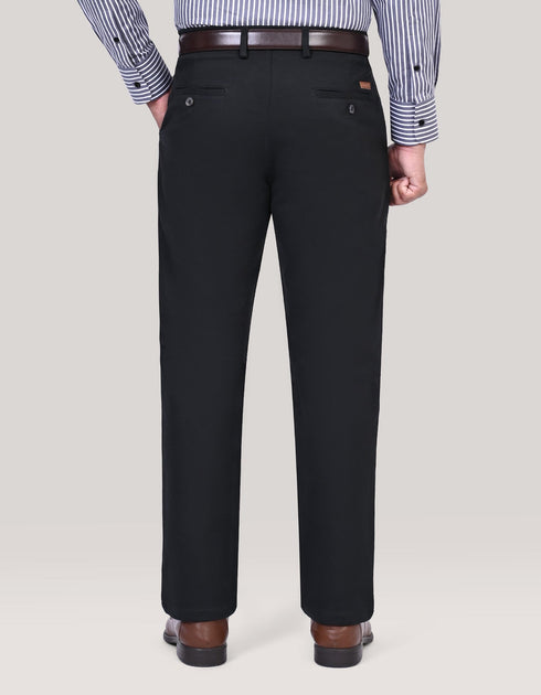 Smart Fit Black Chinos