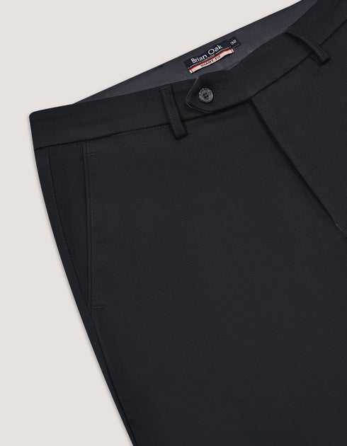 Smart Fit Black Chinos