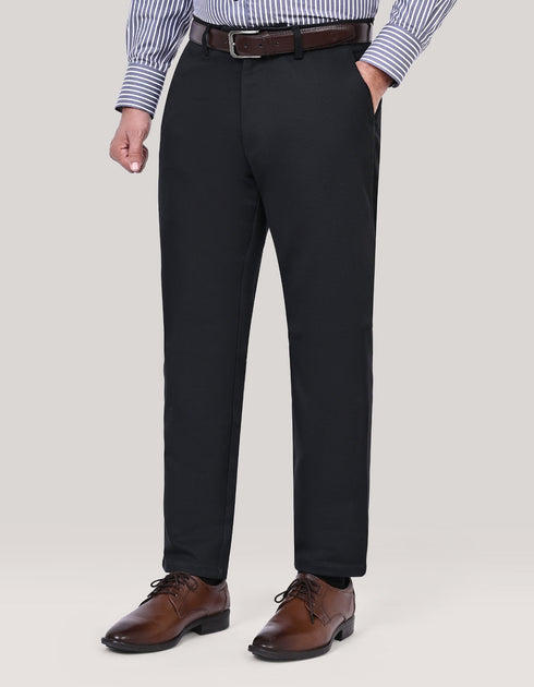 Smart Fit Black Chinos