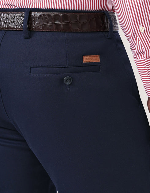 Smart Fit Navy Chinos