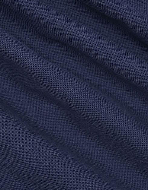 Navy Long Sleeve Button Down Casual Shirt