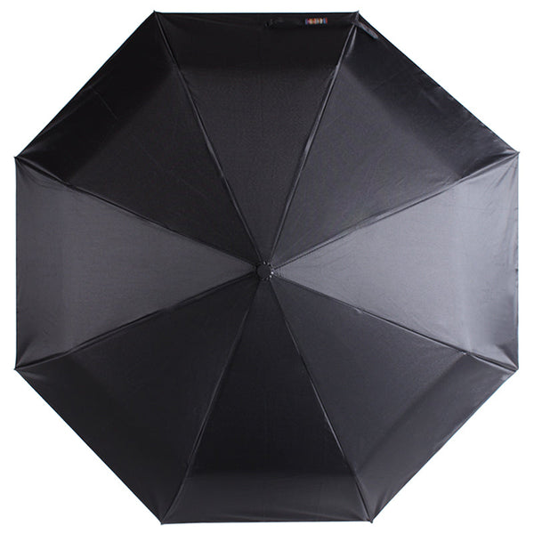 Gents Black Telescopic umbrella manual opening