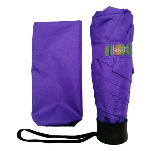 Everyday Folding Super Mini Purple Umbrella