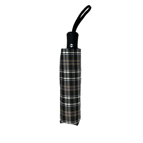 Everyday Tartan Folding Umbrella Black