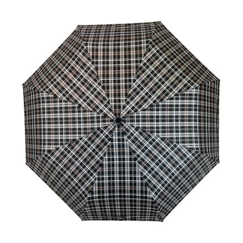 Everyday Tartan Folding Umbrella Black