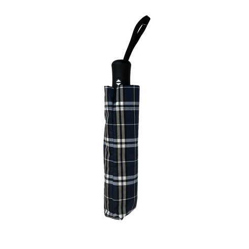Everyday Tartan Folding Umbrella Blue