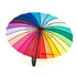 Everyday Rainbow Umbrella with 24 ribs (88cm dia) Reg.