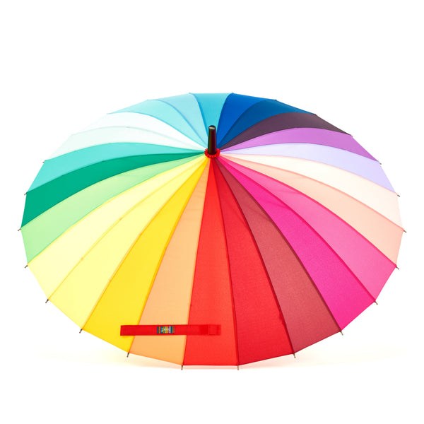 Everyday Rainbow Umbrella with 24 ribs (88cm dia) Reg.