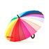 Everyday Rainbow Umbrella with 24 ribs (88cm dia) Reg.