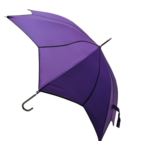 Everyday Swirl Stick Umbrella Plum