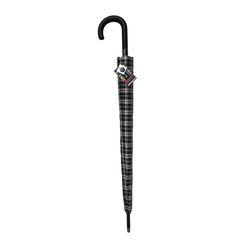 Everyday Tartan Stick Umbrella Black