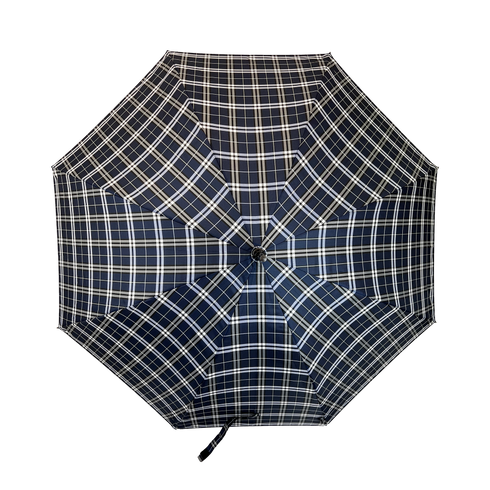 Everyday Tartan Stick Umbrella Blue