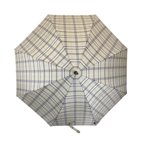 Everyday Tartan Stick Umbrella Cream