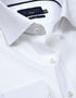 White Self Patterned Dobby Dress Shirt