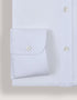 White Self Textured Smart Shirt