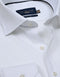 White Self Textured Smart Shirt
