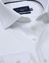 White Self Textured Smart Shirt