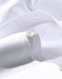 White Dotted Textured Smart Fit Shirt