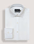 Plain White Cotton Dress Shirt