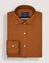 Light Brown Satin Dress Shirt