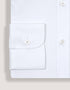 Self Textured White Formal Shirt