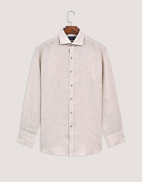 Pure Linen Shirt – Fawn