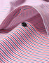 Red & Blue Tailored Smart Fit Striped Shirt