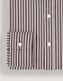Smart Fit Brown Striped Shirt
