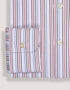 Red Multicolour Stripes Shirt