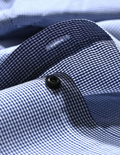 Royal Blue Mini Check Shirt