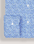 Blue Speckle Print Dress Shirt