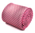 pink tie with black pin spots