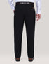 Black Flat Front Smart Fit Chinos