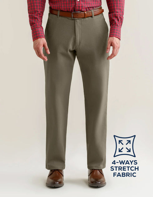 Light Brown Performance Chino Trouser