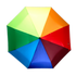 Everyday Rainbow Folding Umbrella