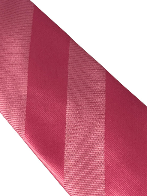light rose pink and baby pale pastel pink striped tie