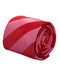 rose light pink and raspberry pink barber striped tie