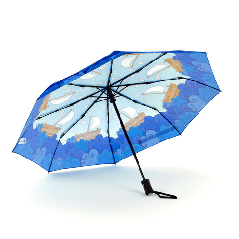 Laura Wall Boats Design Folding Umbrella