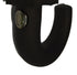 Gents Auto Compact Umbrella Black with hook handle