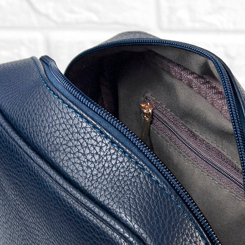 Personalised Luxury Crossbody Bag in Navy