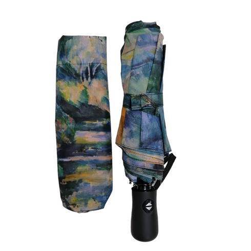 StormKing Folding Art Umbrella Cezanne The Brook by Soake