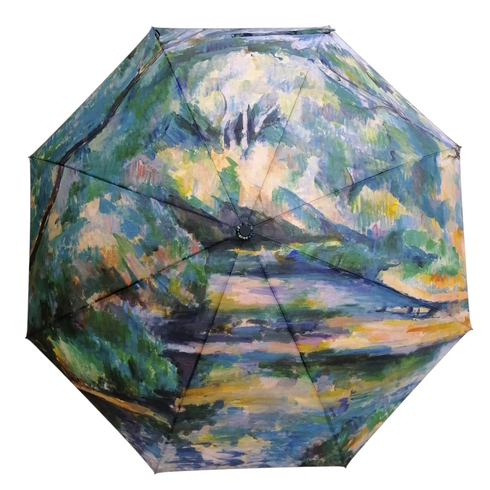 StormKing Folding Art Umbrella Cezanne The Brook by Soake
