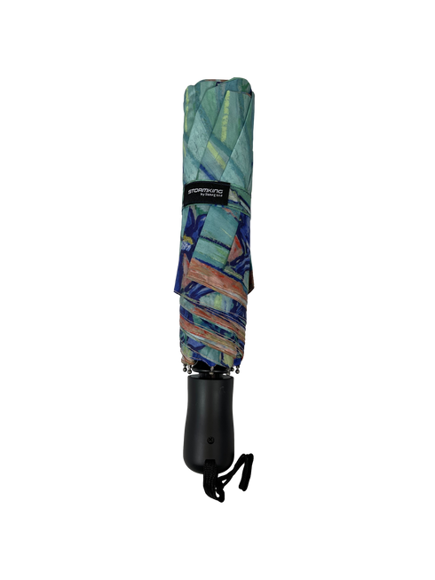 StormKing Folding Art Umbrella Van Gogh Irises by Soake