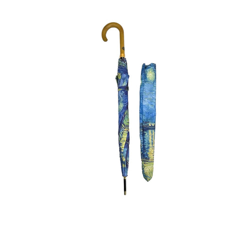 StormKing Art Van Gogh Over the Rhone Classic Stick umbrella by Soake
