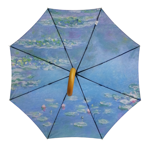StormKing Art Monet Water Lillies Classic Stick Umbrella by Soake