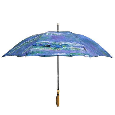 StormKing Art Monet Water Lillies Classic Stick Umbrella by Soake
